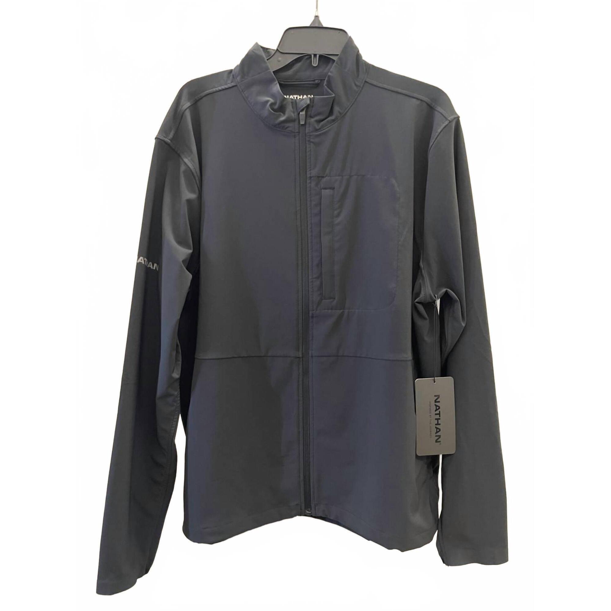 New Nathan Sports Men's Vamos Track Jacket In Black